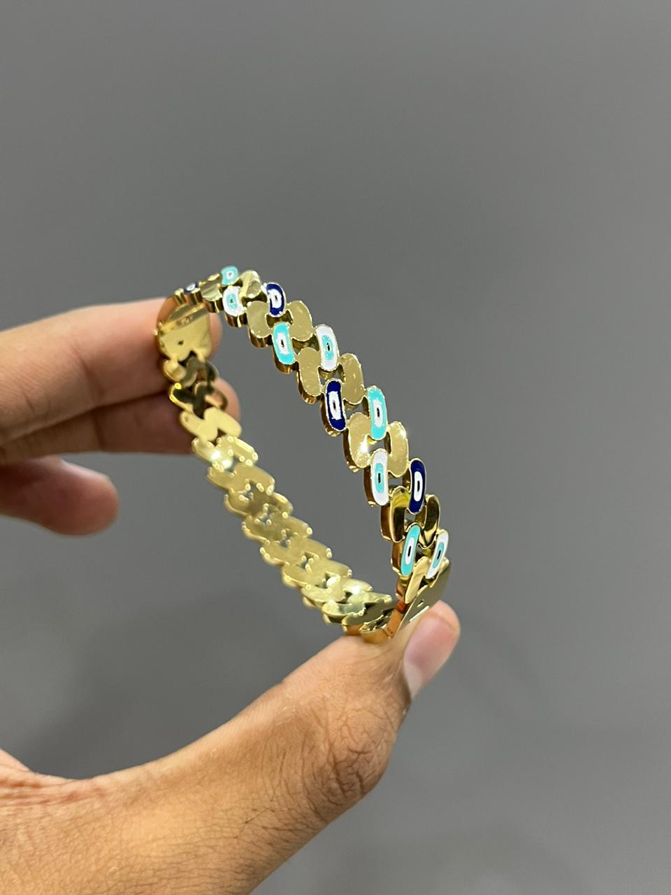 Evil Eye enamel Bracelet