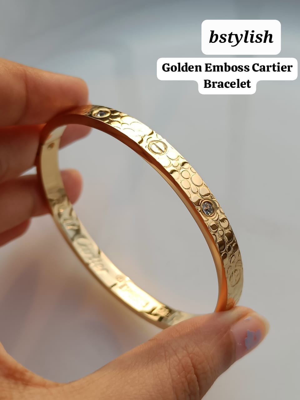 Textured Cartier Bracelet