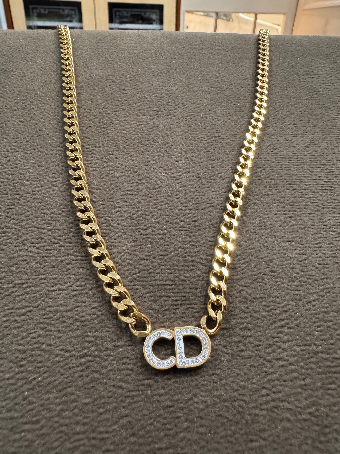 CD chain Necklace