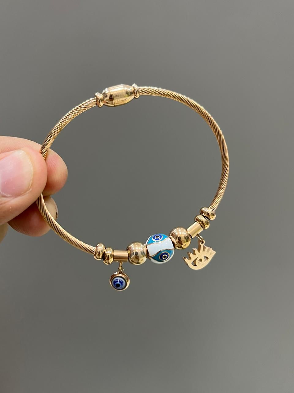 Evil eye charm bracelet