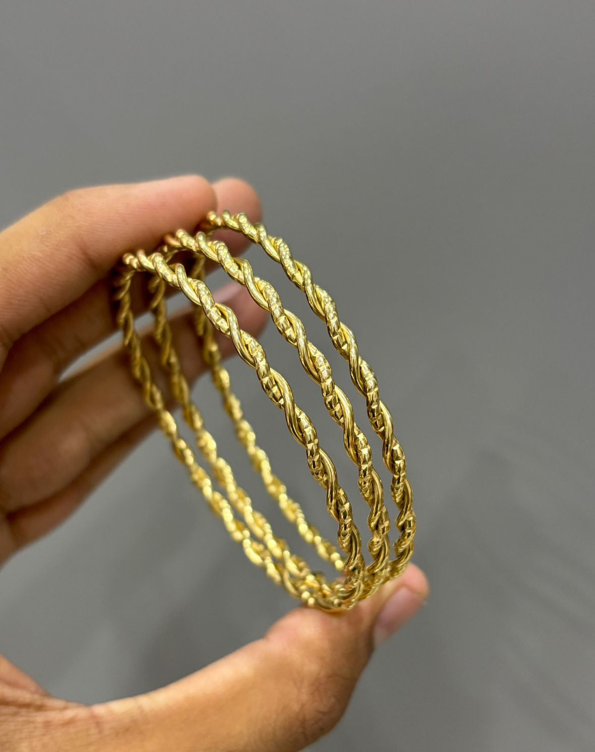 Twisted Bangles (set of 3)