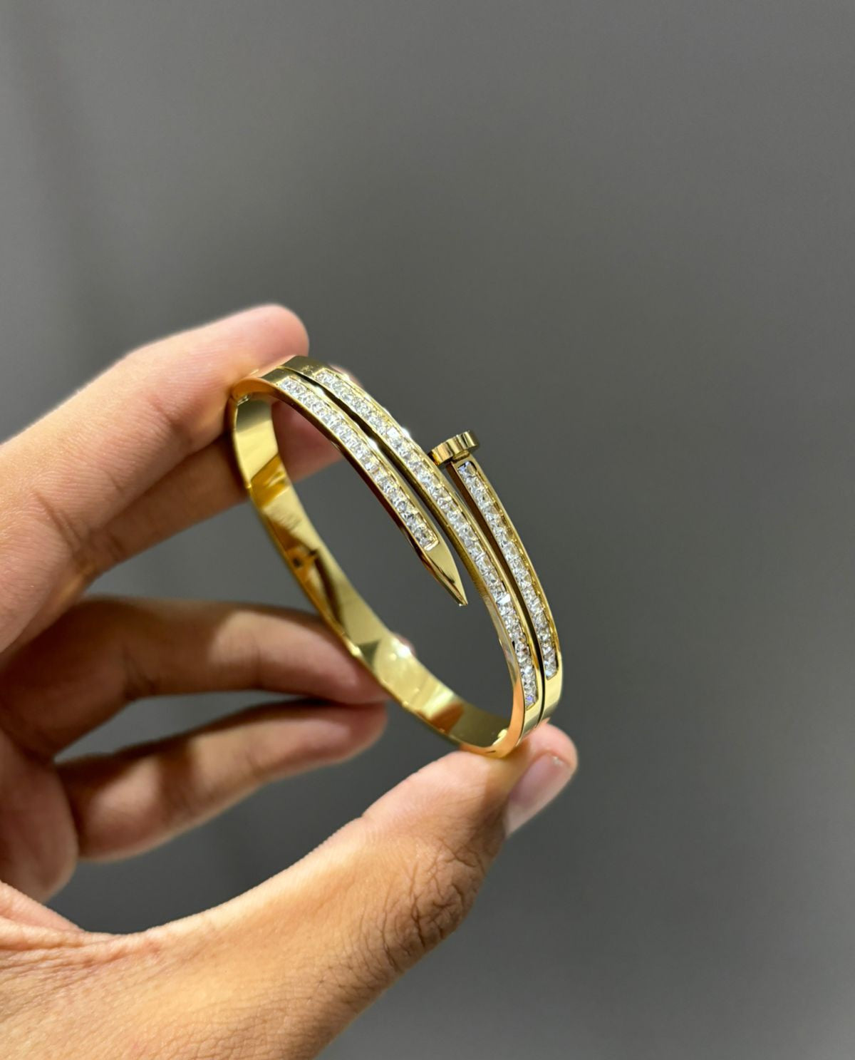 Studed Snake Bracelet