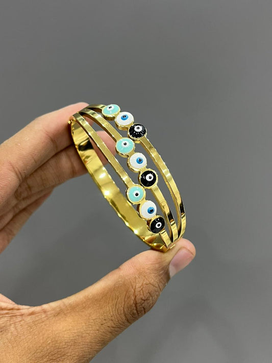 Evil Eye Broad Bracelet