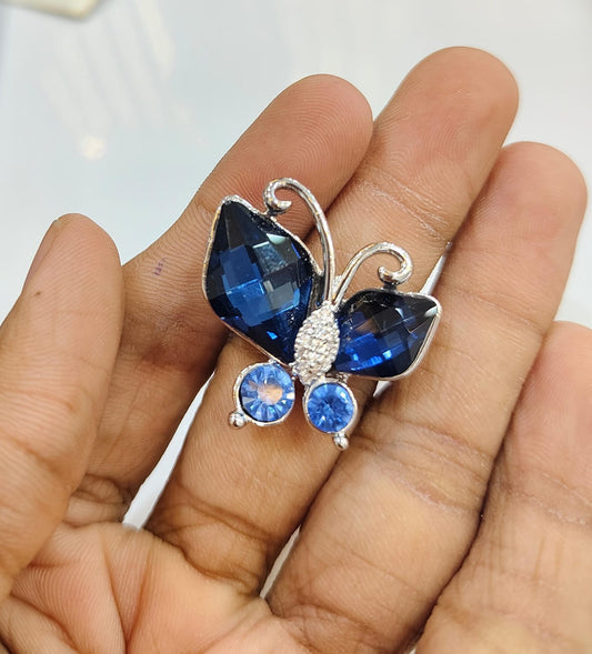 Cyrstal Butterfly Ring