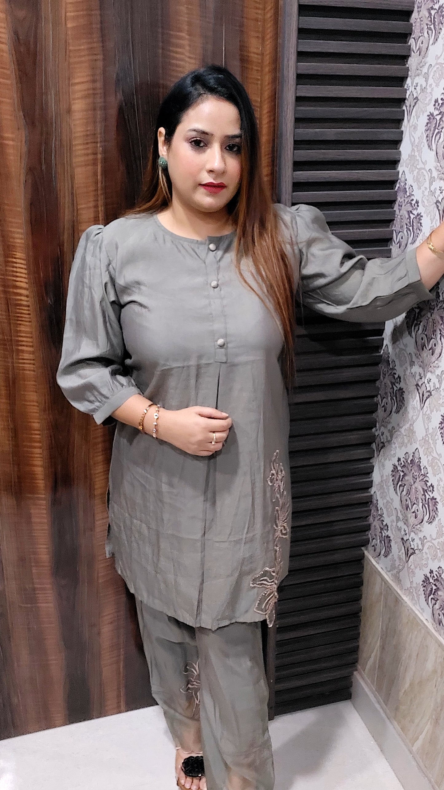 Flower cutwork cordset