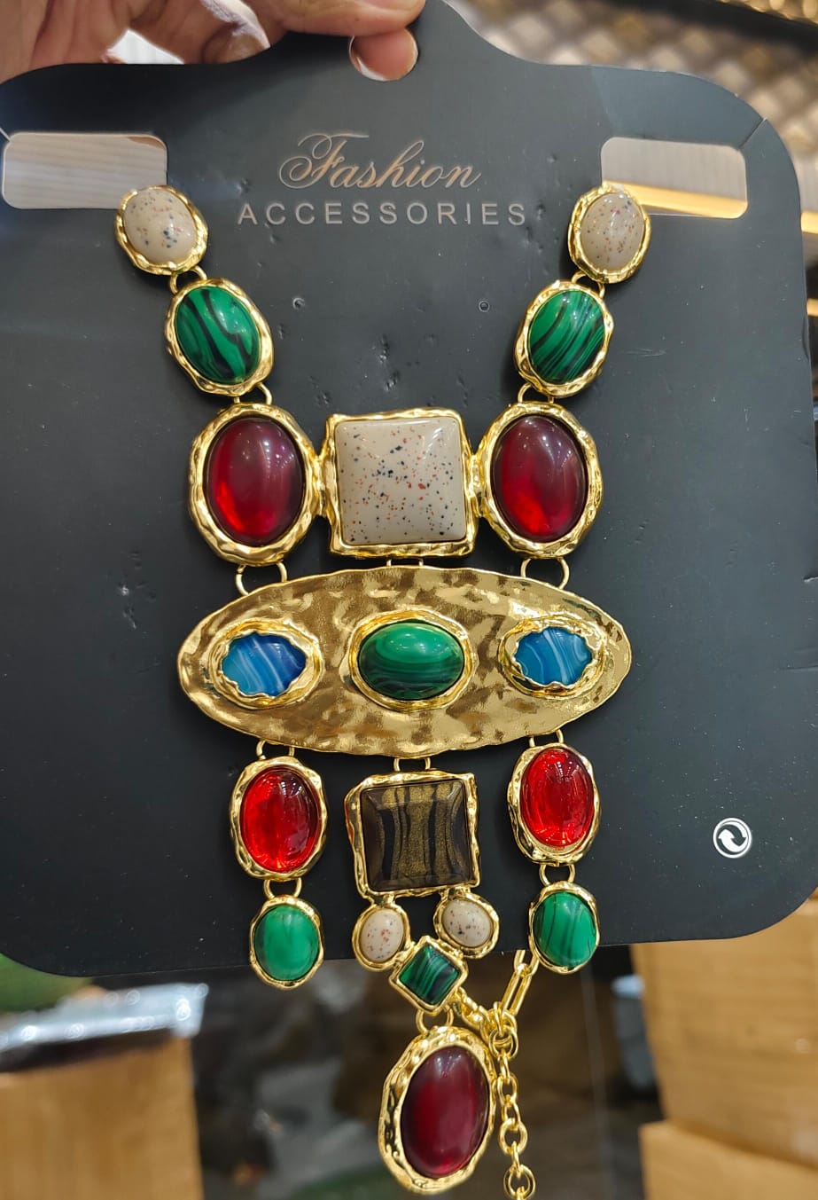 Multi Stone Necklace