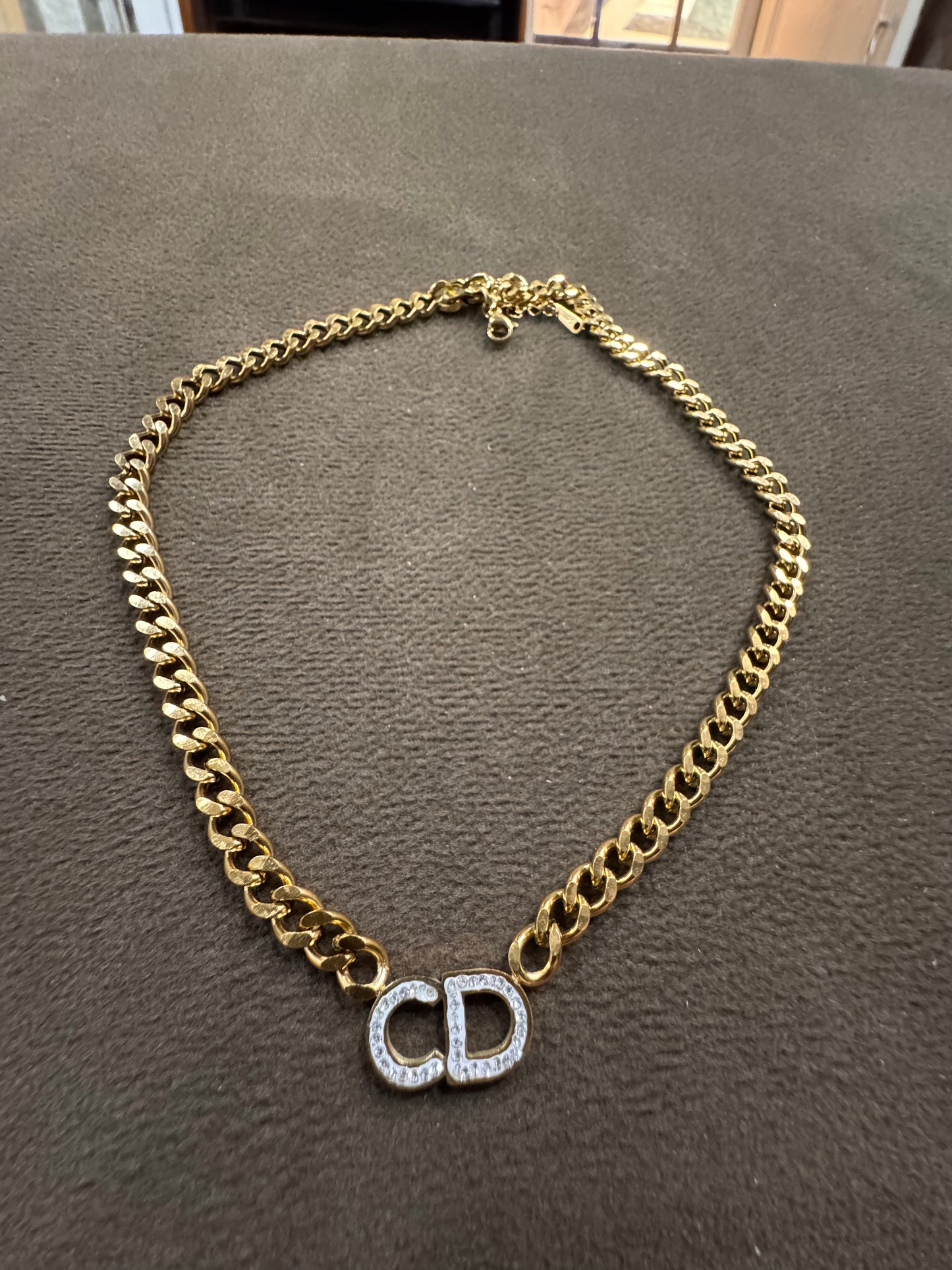 CD chain Necklace