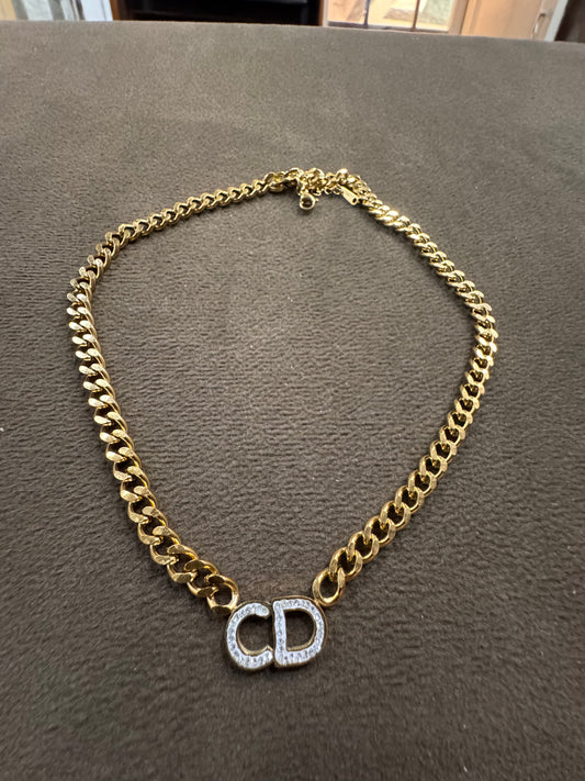 CD chain Necklace