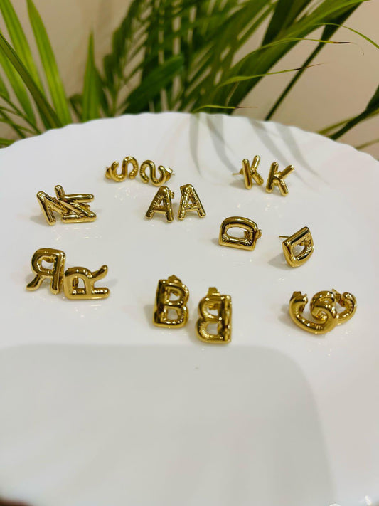 Alphabet Earrings