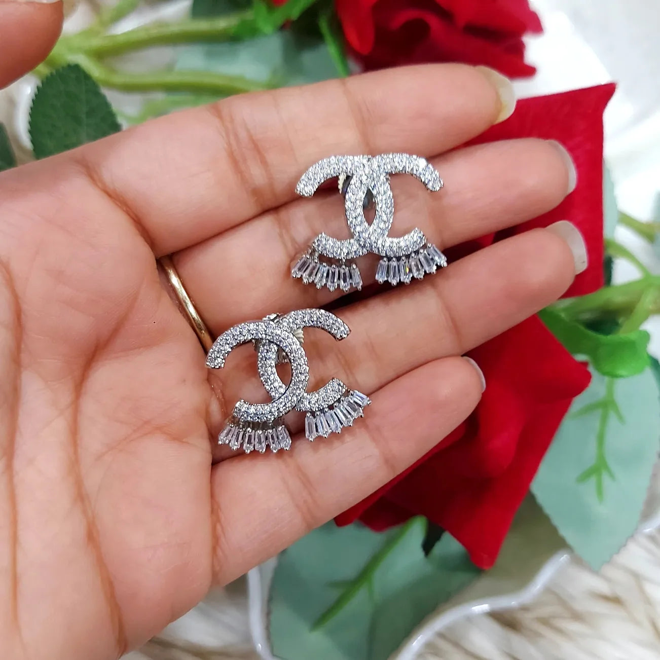 Channel AD earrings