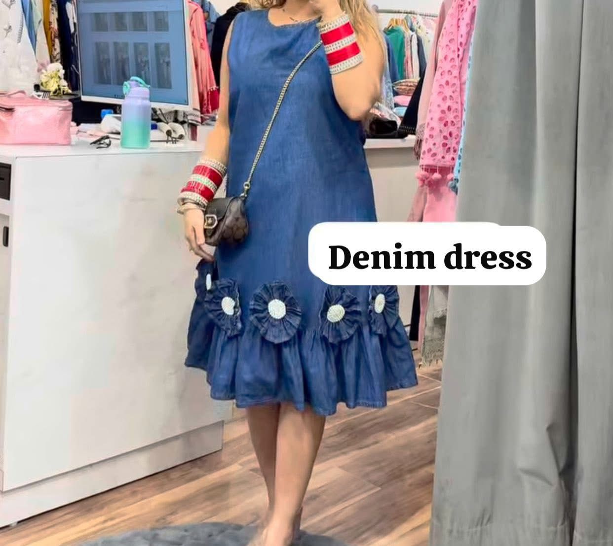 Denim dress
