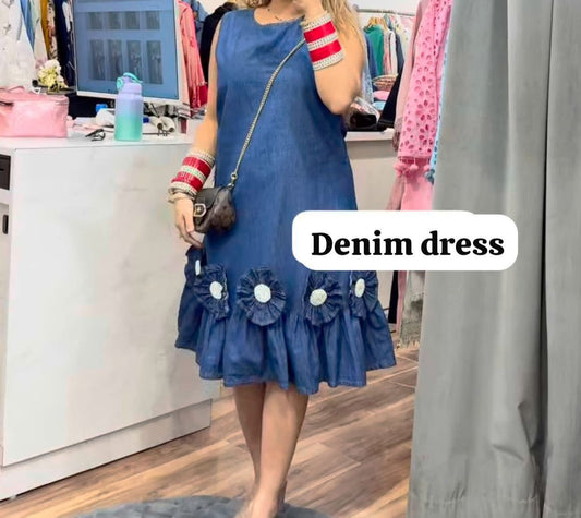 Denim dress