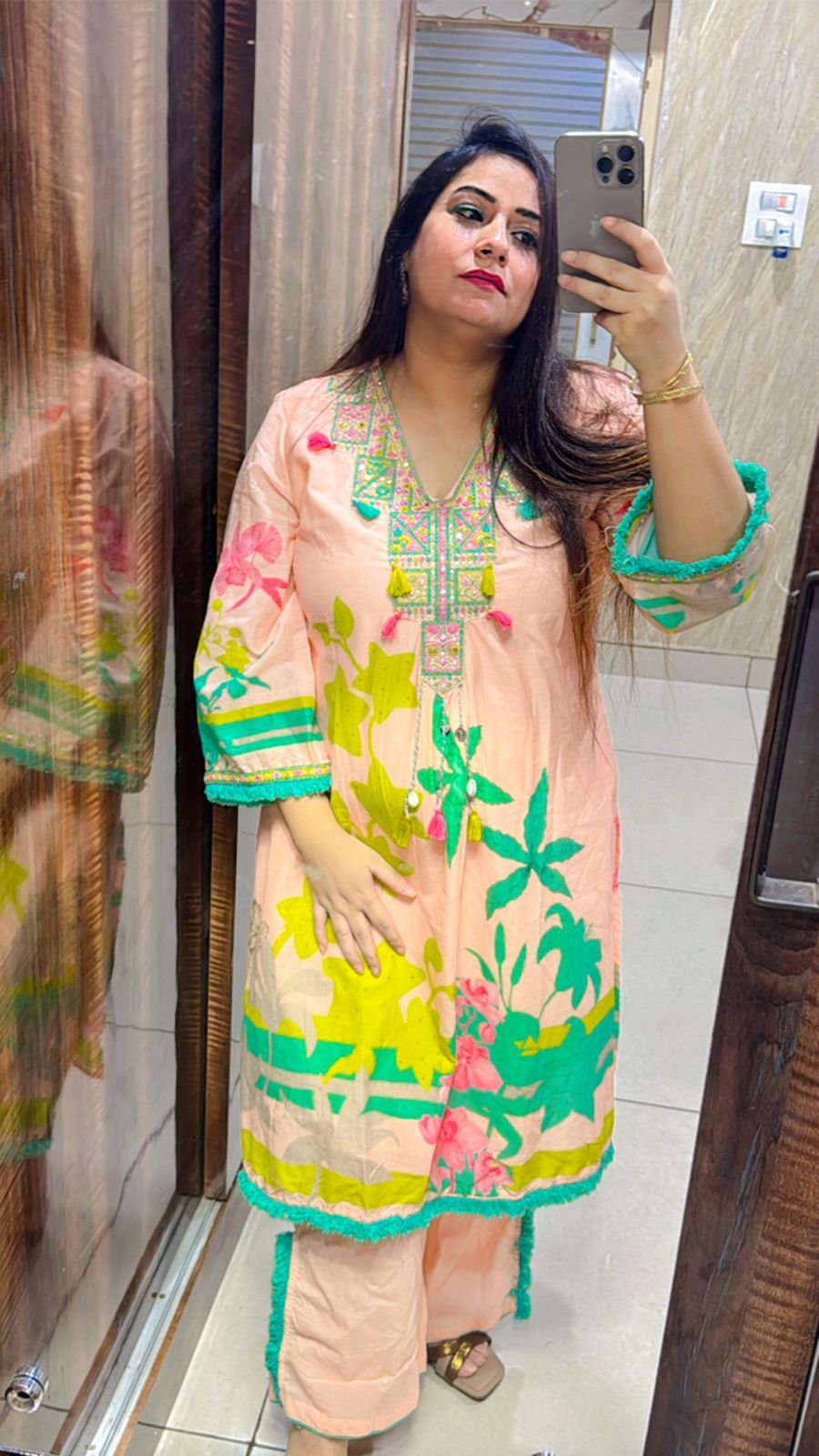 Floral Cordset With lacing