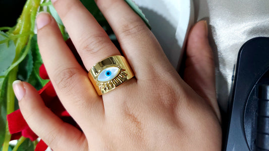 Evil eye Band Ring