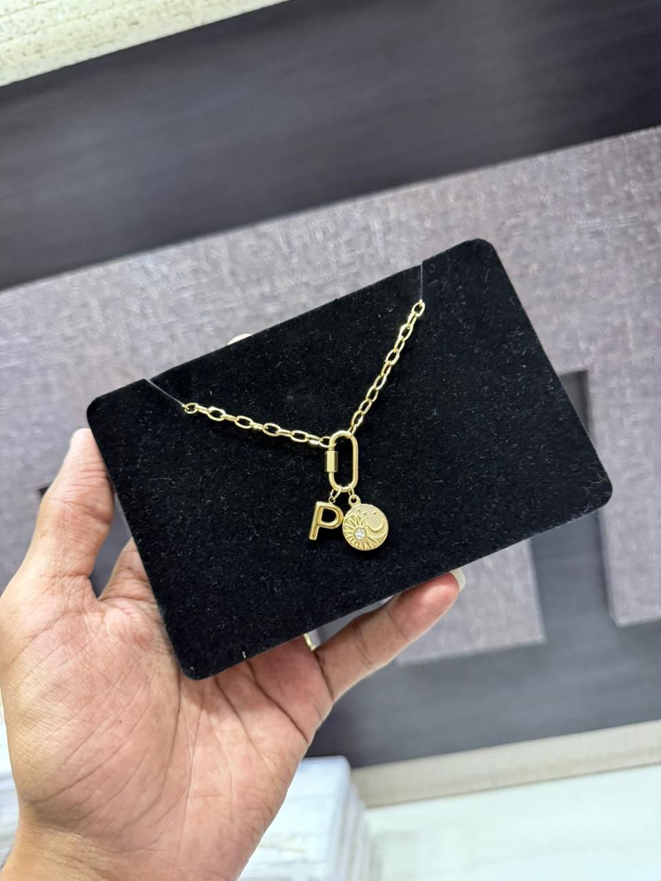 Alphabet charms chains