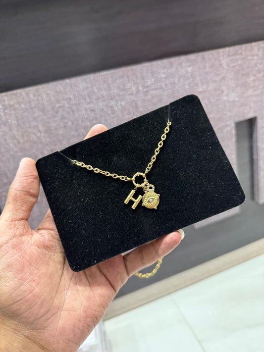 Alphabet charms chains