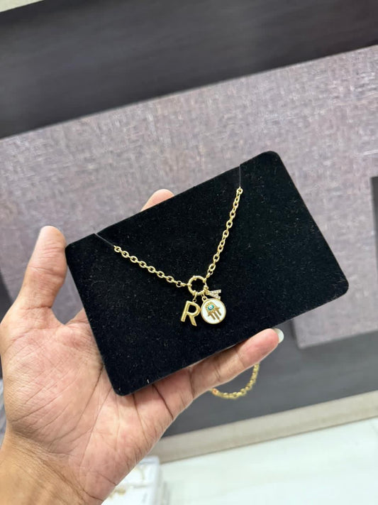 Alphabet charms chains